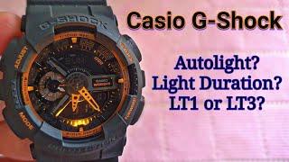 Casio G shock Turn On Auto-light  & How To Change Light Duration?