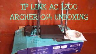 TP Link Archer C64 AC1200 Dual Band Wi Fi Router  1200 Mbps Wireless WiFi Speed Unboxing
