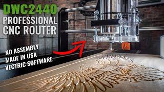 American Made Pro CNC Router DWC2440 | Rotary Carvings, Laser Engravings and Beyond!