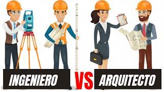 Arquitectura VS Ingeniería civil ** Cuál es la diferencia entre un ARQUITECTO y un INGENIERO