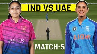 Live womens Asia cup 2024 India Womens vs uae Womens Match-5 | Today Live Cricket Match #livescore