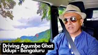 Thrilling Agumbe Ghat Route! Not For Beginners Though! Udupi - Agumbe - Balehonnur - Belur, Vlog 277