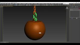 Create a swinging wrecking ball in 3ds Max with tyflow