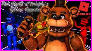 Roblox FNAF | FNAF Tycoon: Remake | Building My Own Pizzeria & Working The Night Shift! [Full Game]