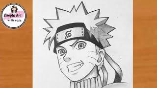 How to draw Naruto Uzumaki step by step | Naruto drawing easy | anime drawing |Pencil sketch