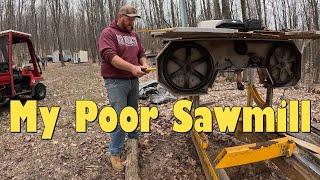Unwanted Guest Broke Our Sawmill - Milling Lumber For Our Off Grid Cabin