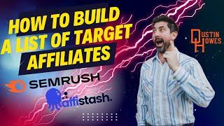 Contact affiliates using two powerful tools: Semrush and Affistash