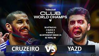 Sada Cruzeiro (Brazil) vs Shahdab Yazd (Iran) | Volleyball Club World Championship 2024