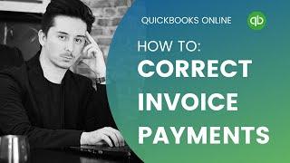 How to unapply an Invoice payment and apply to the correct invoice