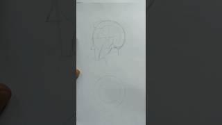 Side face Drawing with loomis method | loomis method Drawing | easy drawing