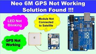 neo 6m gps not working | neo 6m gps module led not blinking | neo 6m gps not connecting to satellite