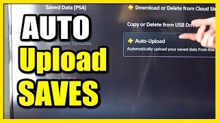 How to Auto Back Up Saved Game Progress to Cloud on PS5 Console (Fast Tutorial)