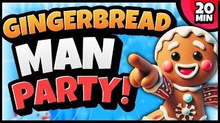  Gingerbread Man Brain Break Party  Freeze Dance  Christmas  Just Dance