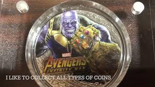 2018 Thanos Silver Coin