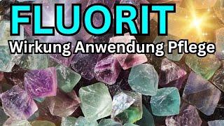 Fluorit Wirkung & Anwendung Heilstein  Regenbogenfluorit Kristall