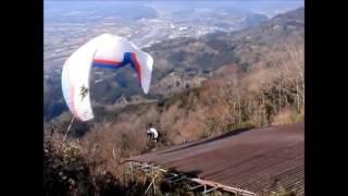 paragliding crash and funny moments