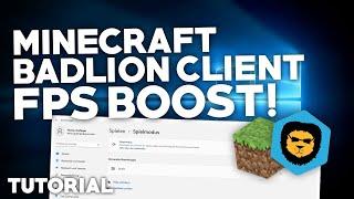 Minecraft BADLION CLIENT: FPS BOOST/ERHÖHEN! | Tutorial | Deutsch | 2024