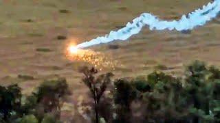 Combat Footage . Rain of Fire - Ukraine's Fire Breath Dragon Drone Video Compilation