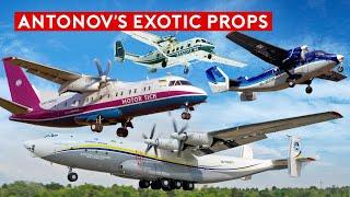 Flying on Exotic Antonov Props - An-22, An-28, An-38 and An-140