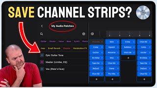 Logic Pro for iPad | How to SAVE your own CUSTOM channel strips