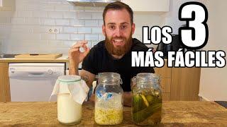 3 Fermentos En Casa: Kefir, Chucrut y Pepinillos