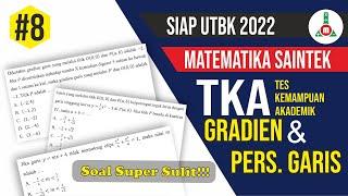 Siap UTBK 2022 - Pembahasan Soal Asli UTBK TKA Saintek Gradien dan Persamaan Garis - Bagian 8