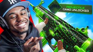 I UNLOCKED the NEW PROJECTILE CAMO in Modern Warfare 2! (Raid 4 Camo)