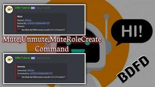 BDFD Mute, Unmute, MuteRoleCreate Command