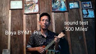 BOYA BY-M1 Pro unboxing// 500 miles // sound test. Kailamdin Mantriakta.