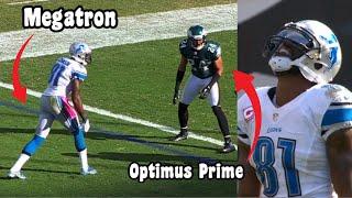 Calvin Johnson Vs Nnamdi Asomugha  PHYSICAL! (2012) (WR vs CB) Megatron Vs Optimus Prime