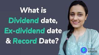 What is the Dividend Date, Record Date, Ex-dividend  Date, Interim Dividend, Final Dividend?