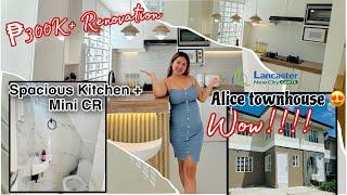 Ganda ng ALICE Townhouse! Nilipat kitchen & nagka Mini CR! ₱300K+ Renovation - Lancaster Cavite Vlog