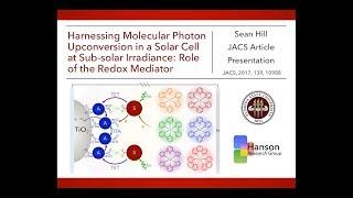 Harnessing Molecular Photon Upconversion in a Solar Cell: Role of the Redox Mediator