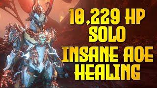 10k Health + Insane AOE Heal Inaros Helminth Build | Warframe