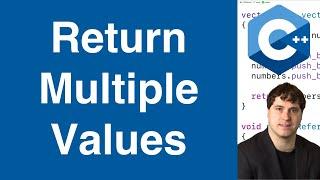 Return Multiple Values From A Function | C++ Tutorial