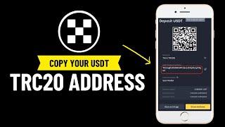 How to Find Trc20 Address in OKX || USDT TRC20 ADDRESS