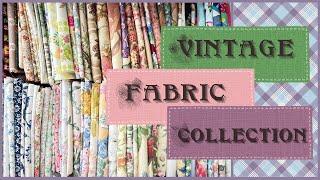 VINTAGE FABRIC COLLECTION FOR JUNKJOURNALING - ORGANIZE WITH ME - #junkjournalideas #papercraft