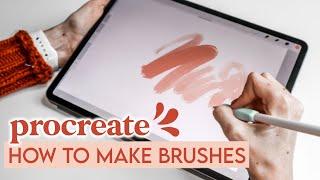 How to Make Procreate Brushes EASY - Stamp, Rainbow, and Watercolor Procreate Brushes