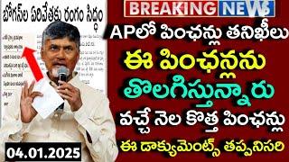 ఏపీలో 8 లక్షల NTR పింఛన్ల తొలగింపు ప్రారంభం|Ntr Bharosa Pensions Verification|Bogus Pensions