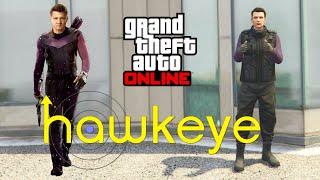 GTA 5 Online: How To Make Hawkeye From MCU!