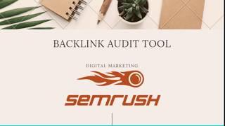 SEMrush Backlink Audit Tool Tutorial-2025 , How to use the Backlink Audit tool | SEO Toolkit