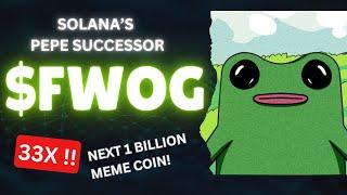 $FWOG: The Next Top Solana Meme Coin - Huge Gains & Influencer Backed! 