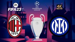 Milan vs Inter | FIFA 23 PS5 Gameplay | Champions League [4K 60FPS]