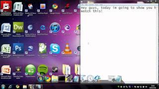 How to change desktop icon size on windows 7