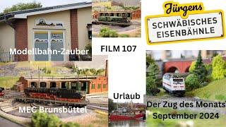 Film 107: Besuche bei Modellbahn-Zauber und MEC Brunsbüttel sowie "Der Zug des Monats" + PIKO ICE4