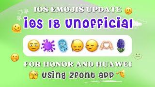 iOS Emoji on Android: iOS 18 Unofficial Emoji Update for Huawei and Honor phones!