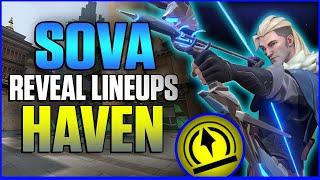 TOP 10 SOVA RECON BOLT LINEUPS FOR HAVEN | VALORANT [2023]