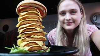 World's Largest Vegan Burger Challenge | GIRLS VS FOOD