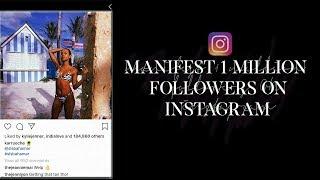 (subliminal) manifest 1 million instagram followers // 