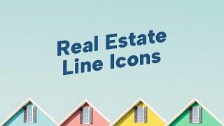 Real Estate Icon Animation | After Effects Real Estate Icon Animation | Motion Graphics Creator